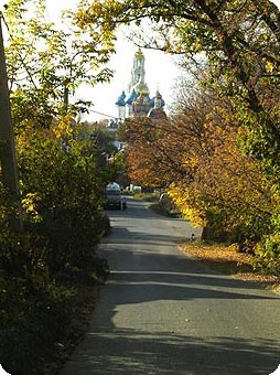 Straße in Sergijew Posad